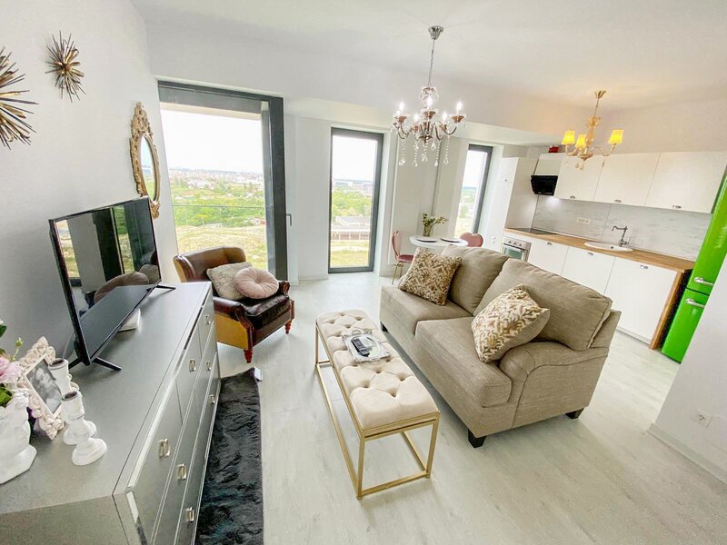 Cloud 9, Aviatiei, nord, studio dublu, TVA 0%, mobilat, parcare.